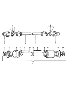 Part Location Diagram of YS-1784201C MTD Outer Tube Rigid Cone; # 1a169160 & Below